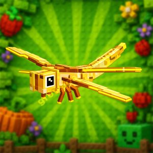 golden dragonfly